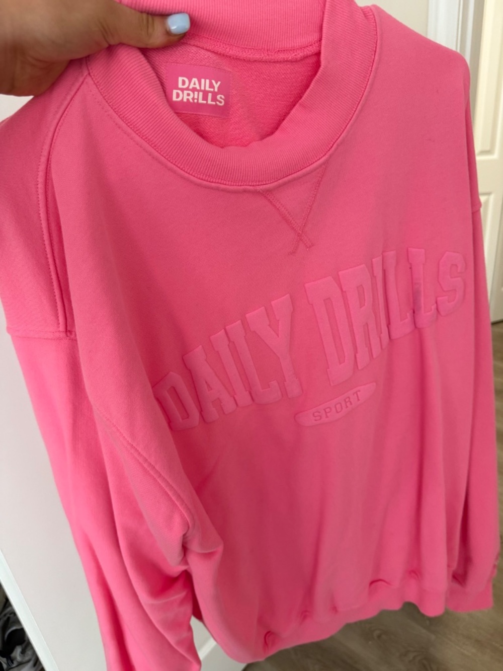 Pink daily drills sweatshirt - Picture 3 of 4